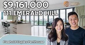 Luxury Duplex $9M Penthouse in Orchard Emerald Hill | Singapore Home Tour | Beatrice & Melvin