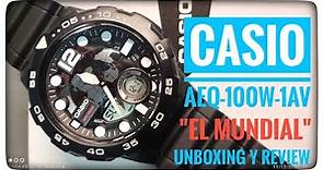 CASIO AEQ-100W-1AVDF "El Mundial", Unboxing y Review