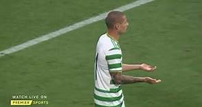 Patryk Klimala scores his first goal for Celtic