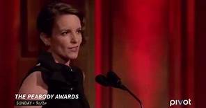 Tina Fey and Amy Schumer kiss at Peabody Awards