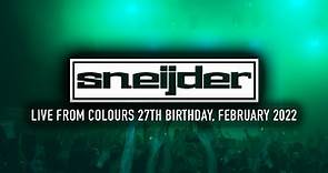 Sneijder LIVE @ Colours 27th Birthday, Glasgow, February 2022