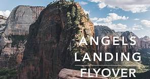 Angels Landing Hike - Zion National Park (Aerial View)