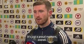 Scotland's Anthony Ralston has spoken about his pride after scoring his first international goal.