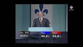 Référendum 1995 au Québec, après le résultat, discours du camp du Oui et discours du camp du Non