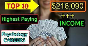 Top 10 Highest Paying "Psychology Careers and Salaries" in 2020-Beginer's Guide|Education,Experience