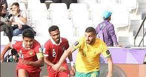 Aziz Behich brings the experience 😮‍💨 #socceroos #asiancup2023 #shorts