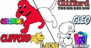 Clifford the Big Red Dog Coloring Pages - PBS Kids Clifford Coloring Book