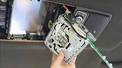 Remove a roof mounted DVD player from a WM Caprice V with a sunroof