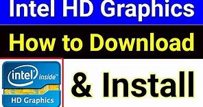 How to install intel hd graphics drivers in microsoft windows 10 64 bit 32 bit