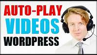 How To Autoplay Youtube Videos On Wordpress Website 2016