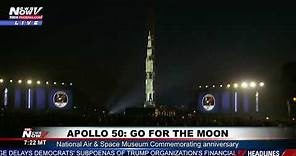 APOLLO 50: Go for the Moon presentation at Washington Monument