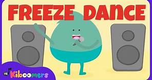 Party Freeze Dance Song - THE KIBOOMERS Preschool Songs for Circle Time