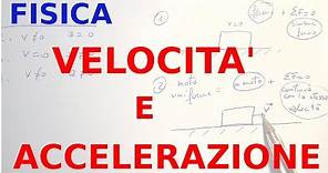 Velocità e Accelerazione: Ripetizioni di Fisica #4