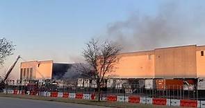 Plainfield Walmart distribution center fire — Thursday noon update