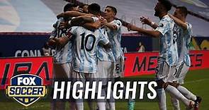 Guido Rodriguez's early goal enough for Argentina's win over Uruguay | 2021 Copa America Highlights