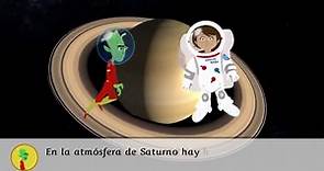 Saturno, el planeta de los anillos - El Sistema Solar en 3D para niños