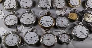 Antique Pocket Watch Collection Thrift Hunter Estate Sale Finds #162 pt1