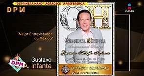 ¡Gustavo Adolfo Infante gana Premio Grandeza Hispana como Mejor Entrevistador de México!