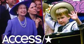 Watch Queen Elizabeth Chase After 4-Year-Old Prince William In Unearthed Video