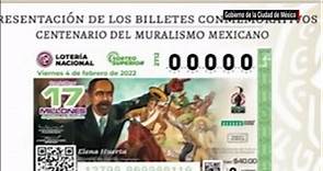 Lotería Nacional lanza billetes especiales para conmemorar el centenario del muralismo mexicano
