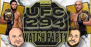 UFC 294: Makhachev vs. Volkanovski 2 LIVE Stream | Main Card Watch Party | MMA Fighting