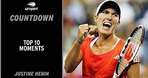 Justine Henin | Top 10 Moments | US Open