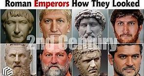 2nd Century Roman Emperors | Realistic Face Reconstruction Using AI and Photoshop