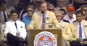 1990 Bob Griese of the Miami Dolphins Hall of Fame Induction