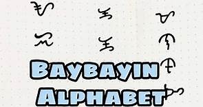 Writing The Modern Baybayin Alphabet (a.k.a. Alibata)
