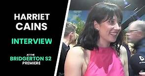 Harriet Cains Bridgerton Series 2 Red Carpet Interview: "No One Cares Who I Am!" 😂