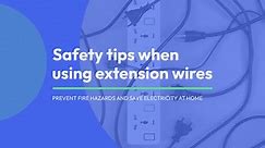 Extension Cord Safety Tips! 🔌