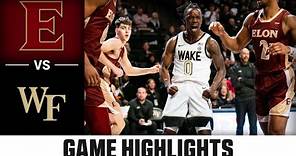 Elon vs. Wake Forest Game Highlights | 2023-24 ACC Men’s Basketball