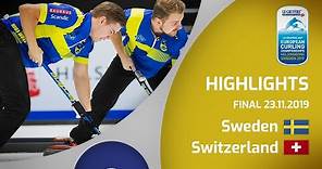 HIGHLIGHTS: Sweden v Switzerland – men's final – Le Gruyère AOP European Curling Championships 2019