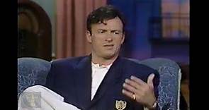 Ray Sharkey on Wiseguy acting and lifestyle - Later with Bob Costas guest host Katie Couric 6/26/91