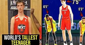 Meet The 7FT5 GIANT Who Is TOO TALL For The NBA… (World Record Holder)