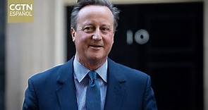 Ex primer ministro británico David Cameron es nombrado nuevo secretario de Asuntos Exteriores