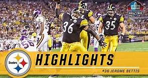 Jerome Bettis' Top Plays | Pittsburgh Steelers Hall of Fame Highlights