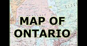 MAP OF ONTARIO