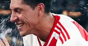 La emoción de Enzo Pérez y sus compañeros, en su último partido ❤️🤍❤️