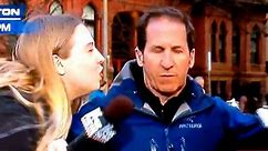 Reporter stops kisses: Fox's Mike Tobin remains professional during Boston Marathon live reporting - UPI.com