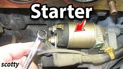How to Replace a Starter in Your Car