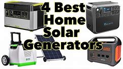 4 Best Home Solar Generators