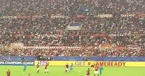 Florenzi goal against Barcelona from the stands