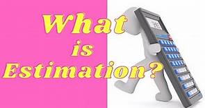 What is Estimation? | Define Estimation