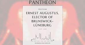 Ernest Augustus, Elector of Brunswick-Lüneburg Biography - Elector of Hanover