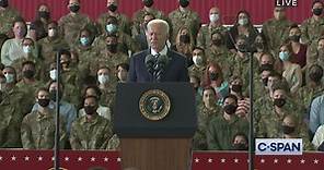 President Biden and First Lady Jill Biden Address U.S. Troops in the U.K.