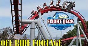 Flight Deck at California's Great America Off-Ride Footage (No Copyright)
