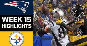 Patriots vs. Steelers | NFL Week 15 Game Highlights