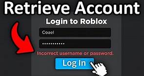 How To Get Your HACKED Roblox Account Back! (2024)