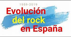 Evolución del rock de España (1959-2019) 🇪🇸 - Rock español -
